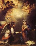 Bartolome Esteban Murillo Angel messenger oil